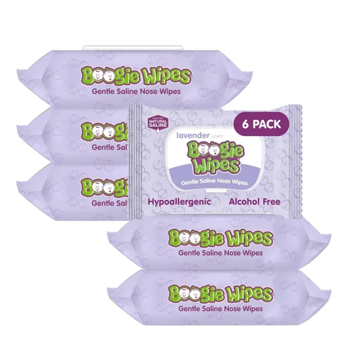 Toallitas para bebé de Boogie Wipes, toallitas húmedas para cara, mano, cuerpo y nariz, hechas con vitamina E, aloe, manzanilla y solución salina