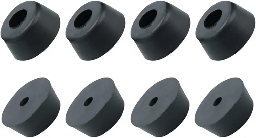METALLIXITY Pies de goma para parachoques (0.984 x 0.472 in/0.98 x 0.47 pulgadas), 8 unidades, almohadillas redondas para patas protectoras de