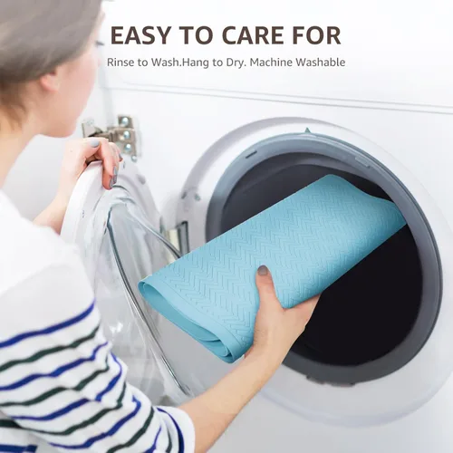 Miniatura 8 de OTHWAY Alfombra de Bañera Antideslizante, Alfombra de Baño de Goma Extra Larga para Bañera, Lavable a Máquina, Tapete Antideslizante para Ducha