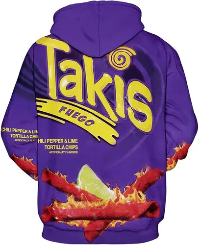 Miniatura 2 de TAKUSHI HF Cheetah - Sudadera con capucha unisex con estampado en 3D