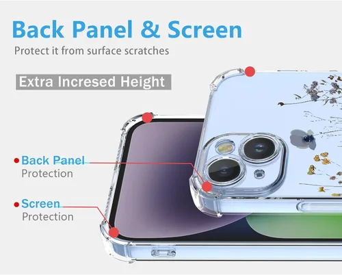 Miniatura 5 de Funda para Google Pixel 5A con patrón floral transparente, funda suave a prueba de golpes para Google 5A, bonita flor Pretty Flower