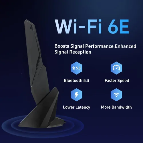 Miniatura 3 de Antena SMA WiFi 6e 2T2R 2.4G/5G de doble banda para GIGABYTE AORUS Z390 Z270 Z370 Z490 Z590 Z690 X470 X570 X570S X570I H470I H610 B466 45B 0 B550