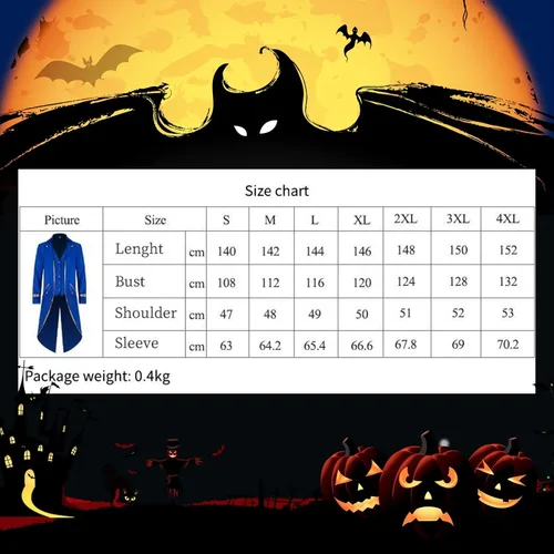 Miniatura 4 de Chamarra estilo vintage gótico para hombre, estilo steampunk, estilo medieval, renacentista, disfraz para Halloween