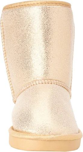 Miniatura 5 de bebe Botas para niña Botas de invierno de piel de oveja sintética brillante Botas de invierno para clima frío Zapatillas de casa para niños