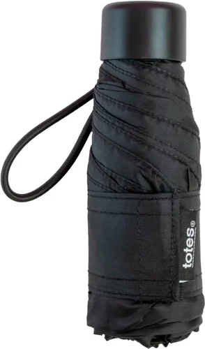 Miniatura 2 de TOTES MICRO MINI MONEDERO PARAGUAS MANUAL-MUCHOS ESTILOS, Cuadro negro, Compacto
