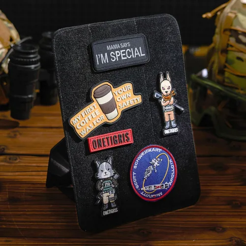 Miniatura 6 de Parche táctico OneTigris, parches de moral con bordado divertido, parche de emblema con velcro y gancho para chalecos, sombreros, bolsos, mochilas