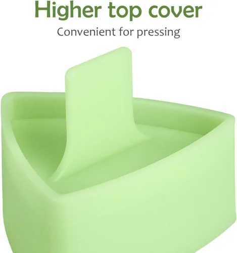 Miniatura 6 de UPKOCH Molde de sushi triangular, fabricante de bolas de arroz, prensa antiadherente para onigiri, fabricante de moldes de sushi, verde claro