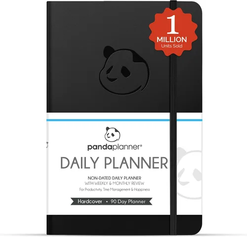 Miniatura 9 de El mejor calendario y diario de gratitud para aumentar la productividad, el manejo del tiempo y la felicidad de Panda Planner, tapa dura, días