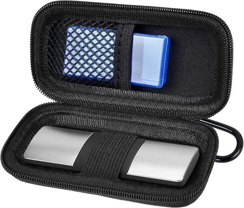 Miniatura 8 de Funda para monitor cardíaco compatible con AliveCor Kardia Mobile ECG/para KardiaMobile 6L para dispositivos Apple y Android, solo funda (rosa)