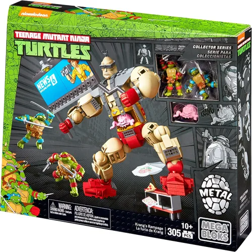 Miniatura 7 de Mega Bloks coleccionistas de Tortugas ninja mutantes adolescentes, la destrucción de Krang