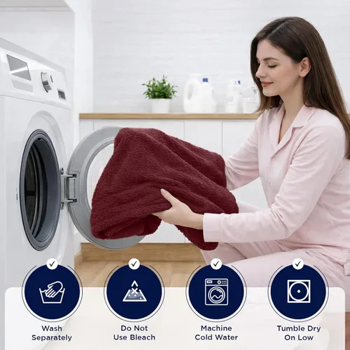 Miniatura 246 de DAN RIVER Paquete de 2 sábanas de baño de 35x70 pulgadas, sábanas de baño jumbo acanaladas para adultos, toallas grandes gruesas y absorbentes