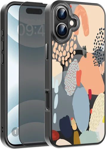 Miniatura 121 de Goodon Funda para iPhone 17 Pro con protector de pantalla de privacidad, compatible con Magsafe, a prueba de golpes, translúcida mate, bonita funda