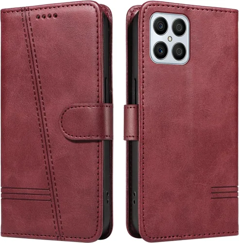 Miniatura 115 de Funda con tapa para Huawei Nova Lite 3, protección de 360 grados, a prueba de golpes, de piel sintética, con función atril y 3 ranuras