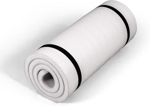 Miniatura 9 de Tone Fitness Esterilla de yoga de 1 pulgada de grosor Alfombrilla de ejercicio antideslizante de alta densidad con correa de transporte para yoga