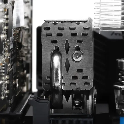 Miniatura 5 de Thermalright Enfriador SSD HR10 2280, refrigeración del disipador de calor SSD 2280, disipador de calor de doble cara, 4 tubos de calor de cobre