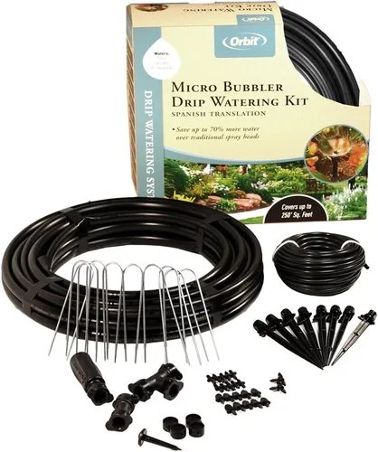 Miniatura 8 de Orbit 69600 - Kit de riego por goteo para arbustos y macizos de flores con temporizador inteligente de riego de manguera B-hyve (Gen 2)