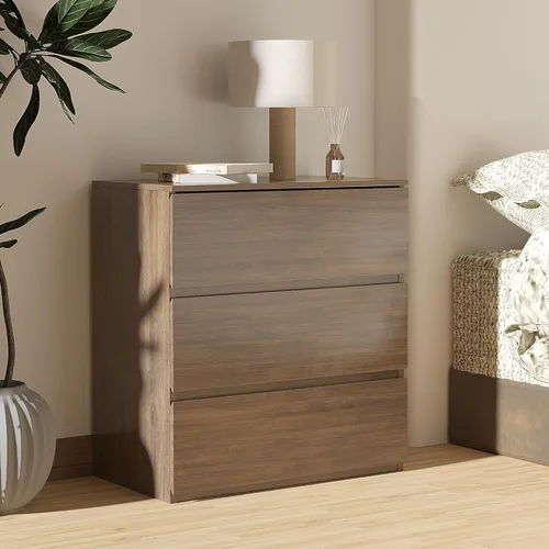 Miniatura 9 de woodtalks Cómoda apilable de 1 cajón, cómoda multiusos para dormitorio, armario de almacenamiento para entrada, mesita de noche, sofá junto a