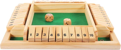 Miniatura 3 de Kisangel Juego de fracasos de cuatro lados - Juego de mesa digital de 9.05 x 9.05 x 1.57 pulgadas, juguete educativo familiar para padres e hijos