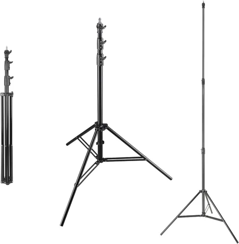 Godox Soporte de luz resistente 290F | 9.5 pies (9.5 ft) extra alto | Carga máxima de 11 libras (11.0 lbs) | Compacto 35 pulgadas plegado | para