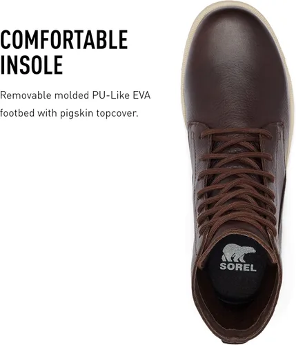 Miniatura 5 de Sorel Kezar - Botas altas WP para hombre, botas de lluvia de cuero impermeables