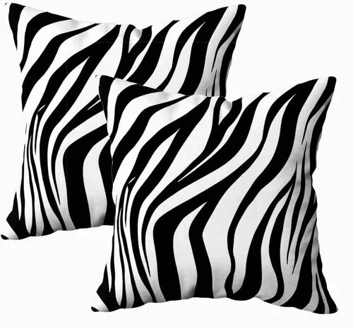 Miniatura 10 de Fundas de almohada decorativas de 16 x 16 pulgadas, patrón blanco y negro de tablero de ajedrez para sofá, fundas de cojín de granja para decoración