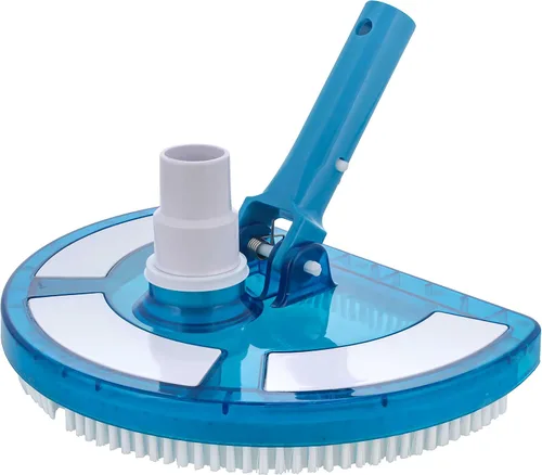 Miniatura 6 de U.S. Pool Supply Half Moon - Cabezal de vacío manual para piscinas enterradas sobre el suelo, con peso, conexión de manguera giratoria de 1.5