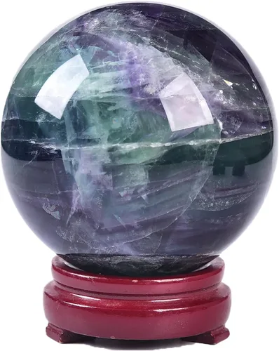 Miniatura 22 de JIC Gem Esfera de cristal de cuarzo Pietersite, bola de cristal decorativa azules y marrones dorados para meditación, decoraciones de mesa