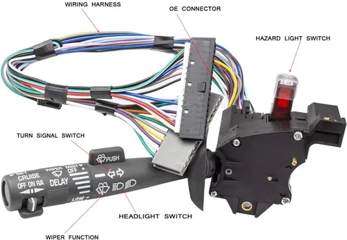 Miniatura 3 de Interruptor de combinación multifunción de repuesto para Chevy Tahoe S10 GMC C1500 K1500 Suburban Yukon 1995-2002, reemplaza 2330814 26100985