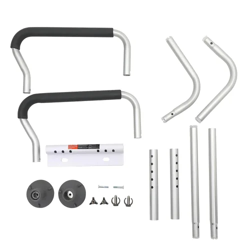 Miniatura 9 de VEVOR - Barra de seguridad para retrete, armazón de seguridad para asiento de baño, ancho y altura ajustables, apto para la mayoría de los retretes