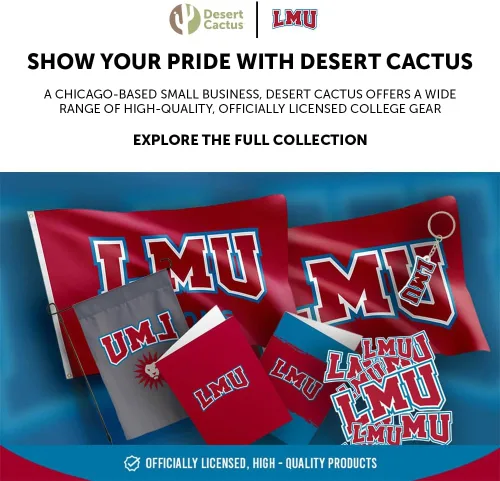 Miniatura 6 de Desert Cactus Loyola Marymount University Baseball Hat Lions LMU Brimmed Embroidered Cap Adjustable Cloth Strap Adult Type A