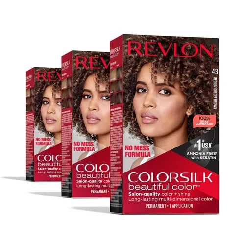 Colorsilk Beautiful Color - Tinte permanente para el cabello de alta definición y larga duración, brillo y suavidad sedosa con cobertura del 100 %
