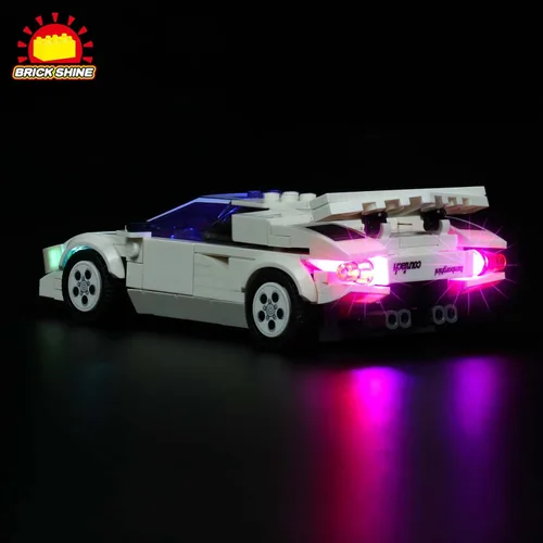 Miniatura 4 de Kit de luces GC para Lego® Speed Champions Lamborghini Countach 76908 (Lego Set no incluido) (Classic)