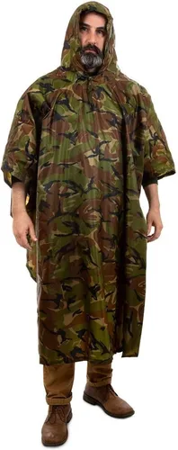 Miniatura 5 de Arcturus - Poncho ligero de nailon Ripstop con capucha ajustable