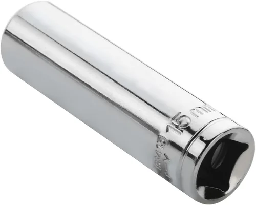 Miniatura 10 de Auniwaig 1/2" Drive x 0.394 in Deep 6-Point Impact Socket, métrica, Cr-V, conector fraccionario mecánico