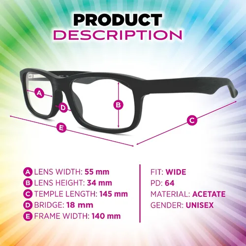 Miniatura 4 de Sightline H 120 Gafas de Lectura Progresivas Multifoco de Calidad Premium con Marco de Acetato y Lentes con Recubrimiento AR