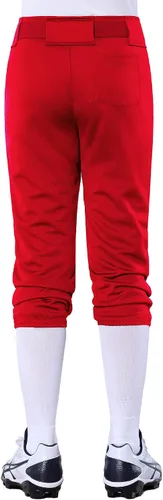 Miniatura 3 de Stelle Pantalones de sóftbol para niñas, pantalones de béisbol para jóvenes, pantalones de lanzamiento rápido con bolsillos, camiseta para niños