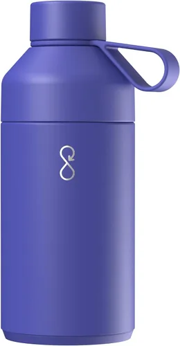 Miniatura 29 de Ocean Bottle - Botella de agua reutilizable para bebidas de acero inoxidable reciclado - Ecológica y reutilizable - Azul cielo - 17 oz