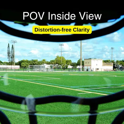 Miniatura 4 de SLEEFS Visera de fútbol transparente para casco - Visera de fútbol profesional - Protector facial y ocular - Compatible con cascos juveniles