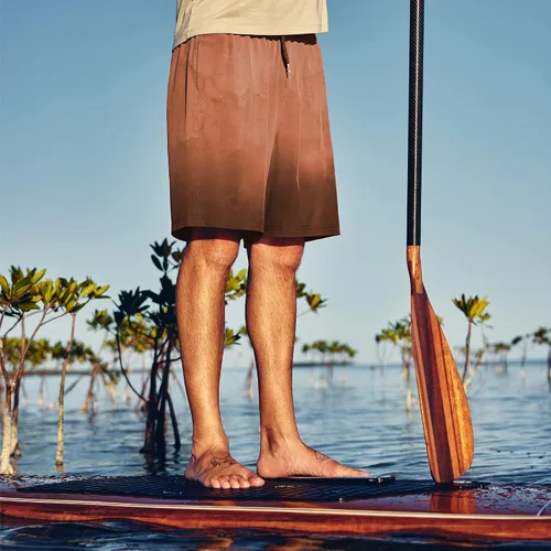 Miniatura 28 de Free Fly Pantalones cortos Breeze para hombre, entrepierna de 8 pulgadas, de secado rápido, ligeros, con protección solar UPF 50+