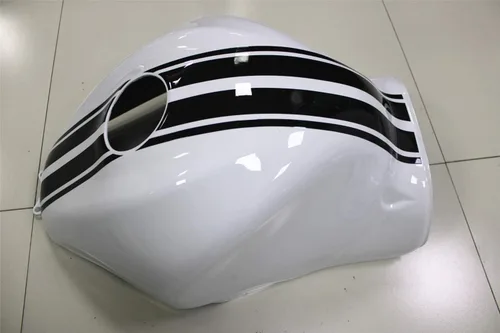 Miniatura 7 de Carenado completo blanco negro para Suzuki 2008-2019 GSXR 1300 Hayabusa Gen2 inyección ABS plástico Carrocería juego de carrocería del mercado de 12