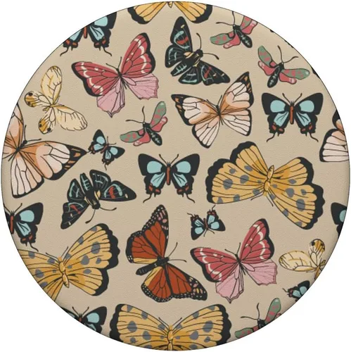 Miniatura 3 de Hermoso diseño de mariposa PopSockets intercambiables PopGrip