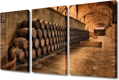 Miniatura 32 de Obra de arte para paredes del hogar, 3 paneles de letras de vino tinto, pinturas de corcho, impresiones HD, arte de pared de corcho de vino sobre