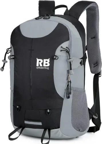 Miniatura 4 de Mochila reflectante para motocicleta – Bolsa EDC de alta visibilidad para motociclistas, desplazamiento nocturno, viaje, equipaje con compartimento