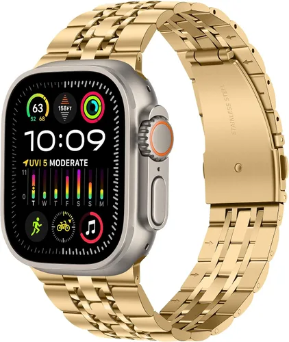 Miniatura 15 de Tasikar Correa compatible con Apple Watch Band de 1.654 pulgadas (Serie 11/10) 1.614 pulgadas, 1.575 pulgadas, 1.496 pulgadas, correa de metal
