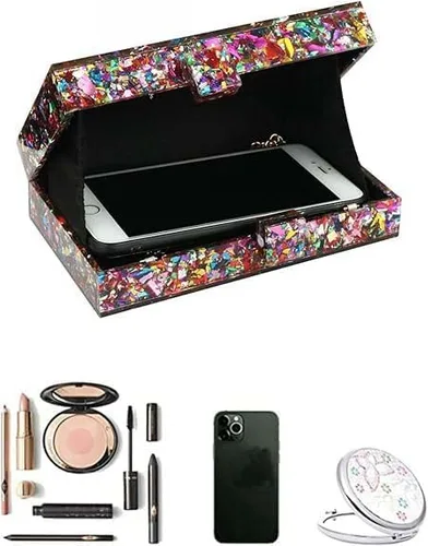 Miniatura 4 de YYW Bolso cruzado de acrílico con lentejuelas para mujer, bolso cruzado para fiesta de novia, cóctel, noche, bolso de mano