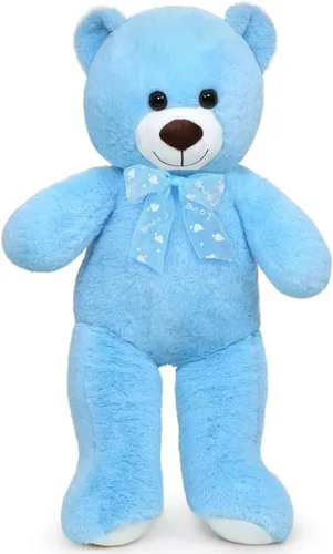Miniatura 5 de Oso de Peluche Animal de Peluche 24'' Pequeño Oso de Peluche Juguete de Peluche Regalo para San Valentín Navidad Cumpleaños Azul