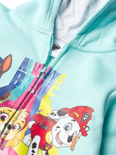 Miniatura 2 de Paw Patrol Sudadera con capucha gráfica con cremallera para niñas