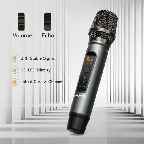 Miniatura 3 de W-KING Altavoz Bluetooth portátil con micrófono inalámbrico, 120 W pico 70 W RMS altavoces Bluetooth impermeables para exteriores, graves 110 dB, 42