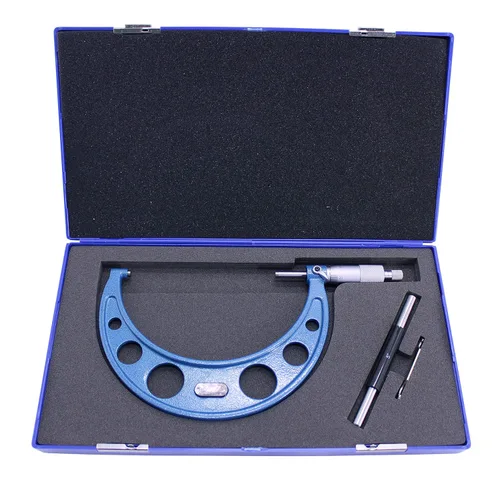 Miniatura 12 de HFS (R) Micrómetro exterior de 0-1" con precisión de 0.0001", yunque de carburo y escala grabada con láser