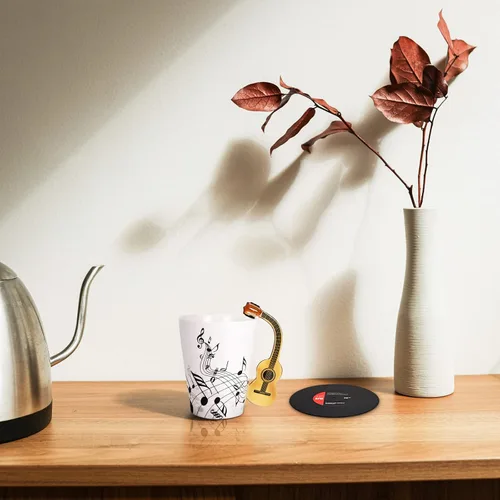 Miniatura 5 de Maustic Taza de guitarra, regalos de guitarra para guitarristas, regalos para profesores de música, regalo de cumpleaños de Navidad para amantes